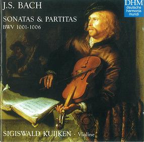 SIGISWALD KUIJKEN / シギスヴァルト・クイケン / J.S.BACH:3 SONATAS&3PARTITAS BWV1001-1006
