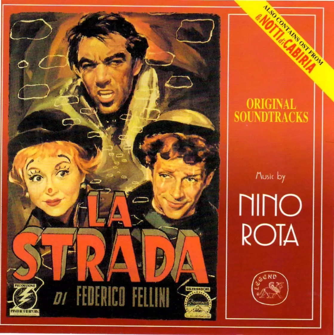ORIGINAL SOUNDTRACK / オリジナル・サウンドトラック / LA STRADA / LE NOTTI DI CABIRIA (ORIGINAL SOUNDTRACKS / COLONNE SONORE ORIGINALI)