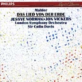 COLIN DAVIS / コリン・デイヴィス / Mahler : Das Lied von der Erde / マーラー:交響曲「大地の歌」