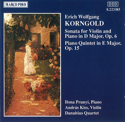 KISS ,ANDRAS / キシュ (アンドラーシュ) / KORNGOLD:Sonata for Violin and Piano in D Major, Op.6