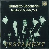 QUINTETTO BOCCHERINI / ボッケリーニ五重奏団 / ボッケリーニ:弦楽五重奏曲集 Vol.2