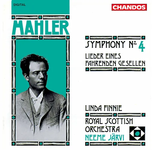NEEME JARVI / ネーメ・ヤルヴィ / MAHLER: SYMPHONY NO.4 / LIEDER EINES FAHRENDEN GESELLEN