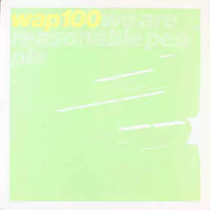 V.A. (WARP) / WE ARE REASONABLE PEOPLE