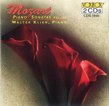 WALTER KLIEN / ワルター・クリーン / MOZART: PIANO SONATAS VOL2 