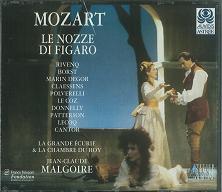 JEAN-CLAUD MALGOIRE / ジャン=クロード・マルゴワール / MOZART:MARRIAGE OF FIGARO
