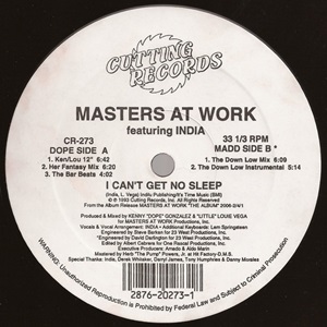 MASTERS AT WORK Present INDIA / I CANT GET NO SLEEP