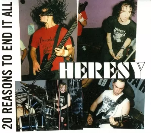 HERESY / ヘレシー / 20 REASONS TO END IT ALL (LP)