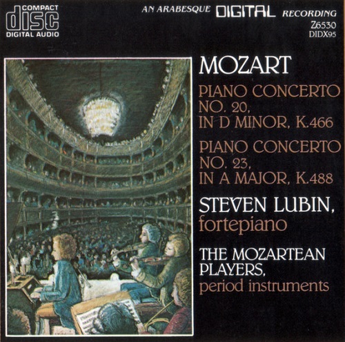 STEVEN LUBIN / スティーヴン・ルービン / MOZART: PIANO CONCERTOS 20 & 23
