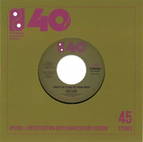 JEAN CARN / ジーン・カーン / DON'T LET IT GO TO YOUR HEAD / WE GOT SOME CATCHIN' UP TO DO (7")