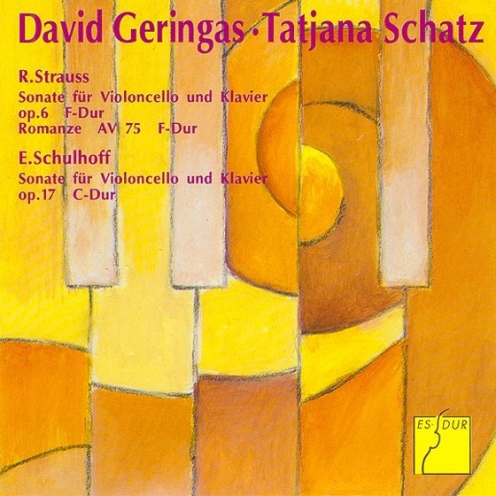 DAVID GERINGAS / ダヴィド・ゲリンガス / R.STRAUSS / SCHULHOFF:SONATA FOR CELLO&PIANO
