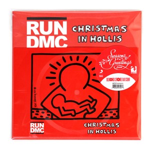 RUN DMC / “Christmas In Hollis / Peter Piper” picture sleeve 7-inch with “Audible Postcard” / ソノシート(ポストカード型) 封入