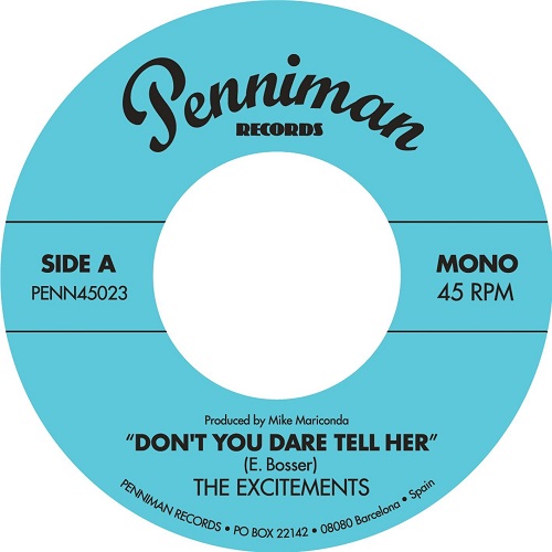 EXCITEMENTS / エキサイトメンツ / DON'T YOU DARE TELL HER / I'M GONNA MAKE YOU EAT THOSE WORDS (7")