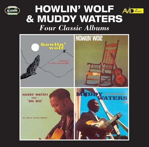 HOWLIN' WOLF/MUDDY WATERS / FOUR CLASSIC ALBUMS (2CD)