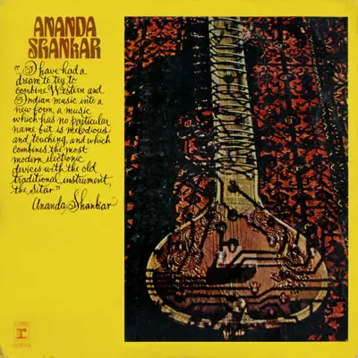 美品 ANANDA SHANKAR /アナンダ・シャンカール フリーソウル ANANDA SHANKAR AND HIS MUSIC/ANANDA SHANKAR/アナンダ・シャン