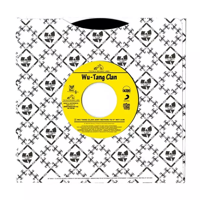 WU-TANG CLAN AIN'T NOTHIN' TO F' WIT B/W C.R.E.A.M. 7inch/WU-TANG
