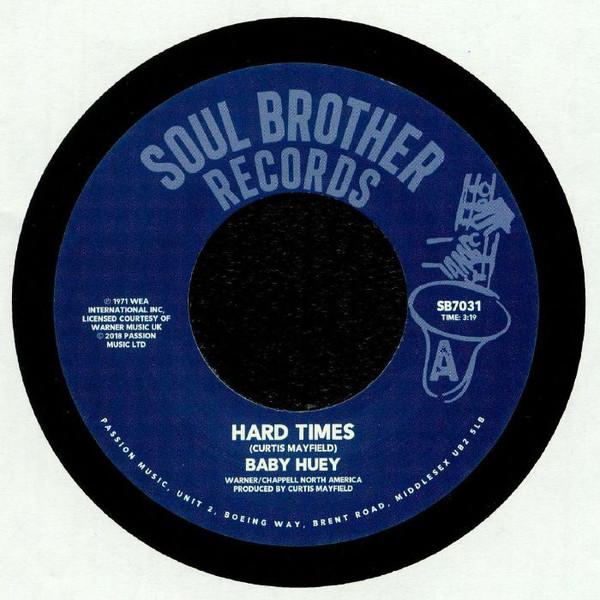 BABY HUEY / ベイビー・ヒューイ / HARD TIMES / LISTEN TO ME (7")