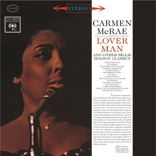 CARMEN MCRAE / カーメン・マクレエ / Sings Lover Man And Other Billie Holiday Classics(LP/180g)