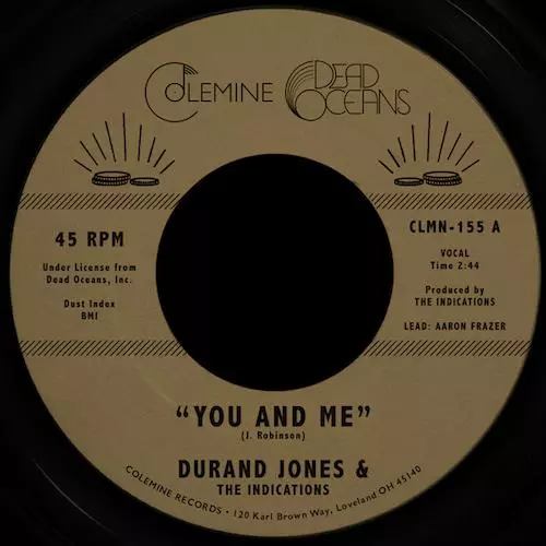 DURAND JONES & THE INDICATIONS / ドラン・ジョーンズ&ザ・インディケーションズ / YOU & ME / PUT A SMILE ON YOUR FACE (7'')