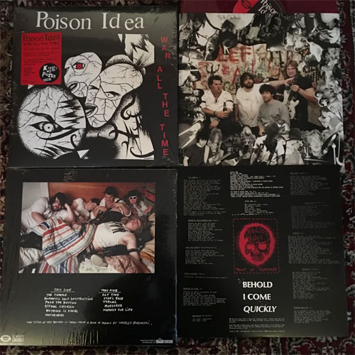 POISON IDEA / WAR ALL THE TIME (LP/RED VINYL)