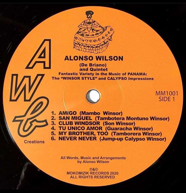 ALONSO WILSON DE BRIANO / アロンソ・ウィルソン・デ・ブリアノ / FANTASTIC VARIETY IN THE MUSIC OF PANAMA - THE WINSOR STYLE AND CALYPSO IMPRESSIONS
