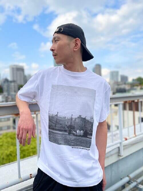 HIROSHI WATANABE / ヒロシ・ワタナベ / TINY BALANCE PHOTO TEE SIZE:M