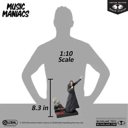 MUSIC MANIACS-1/10 SCALE STATUE:OZZY OSBOURNE / ミュージック