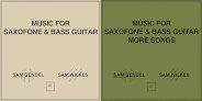 サム・ゲンデル&サム・ウィルクス「Music For Saxofone & Bass Guitar」&続編の2タイトルのアナログ盤が再入荷!