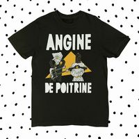 【POP/INDIE】[ANGINE DE POITRINE]  オフィシャルTシャツ&バッヂ・セットが登場!