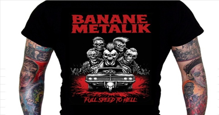 BANANE METALIK のオフィシャルTシャツがフランスKILLER BANANASからリリース!!!【ご予約受付中】