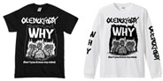 【アパレル通販開始!!】"OLEDICKFOGGY" 昨年12月東名阪ワンマンにて販売開始した新作Tシャツ、ロンT入荷