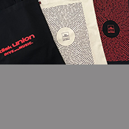 ディスクユニオンのスタッフ用エプロンをモチーフにしたトートバッグが新登場。