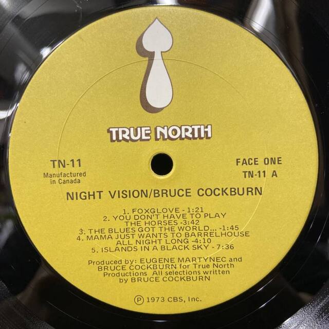 レコード SSW名盤 Bruce Cockburn フォーク レアグルーヴ LP 中古】4/20(水)「BRUCE COCKBURN」カナダの至宝、ブルース・コバーンの