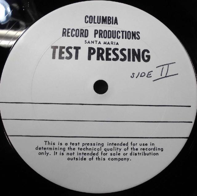 中古】2/27(月) ≪US TEST PRESS≫ これが最高音質！！一期一会の