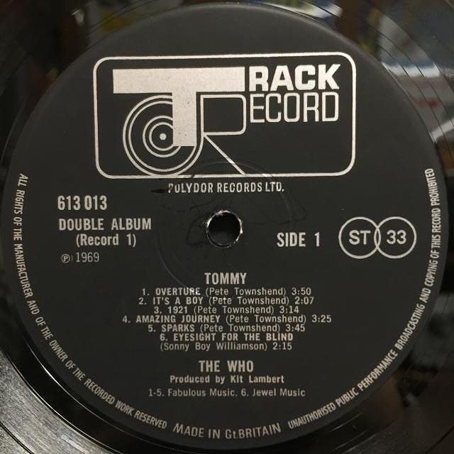 中古】11/15(火) ～THE WHO, ERIC CLAPTON, LED ZEPPELIN, KINKSなど