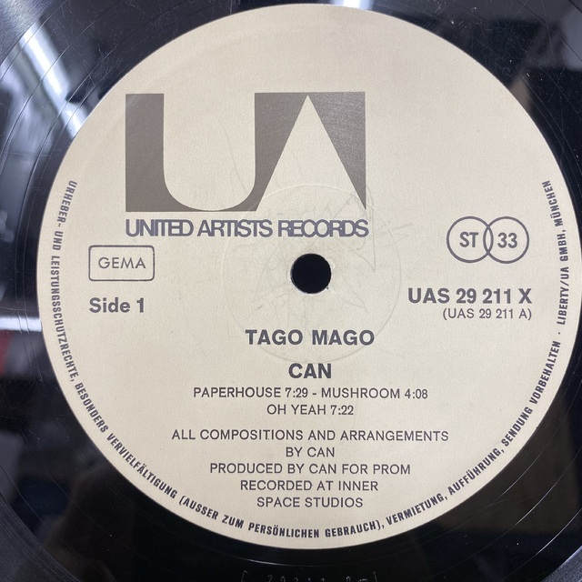 本日の一枚】みんなのトップ・ウォント！～ CAN『TAGO MAGO』独