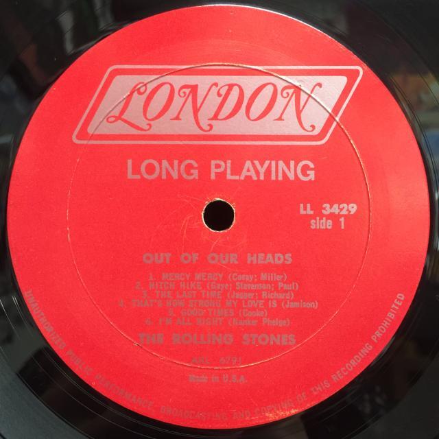 中古】10/22(土) 5F ～ROLLING STONESのUK & USオリジナル盤をお