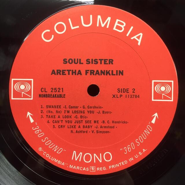中古】11/8(火) ≪ARETHA FRANKLIN特集≫ 初期COLUMBIA