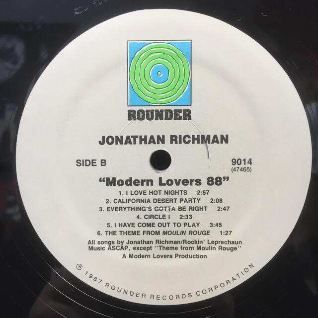 超爆安 Jonathan Mystery〜/アナログLPレコード Richman/Her 洋楽