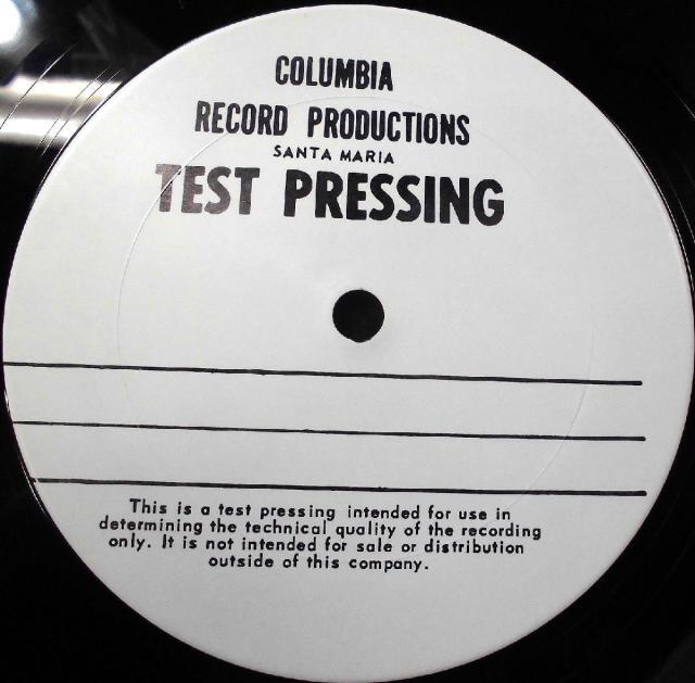 中古】2/27(月) ≪US TEST PRESS≫ これが最高音質！！一期一会の