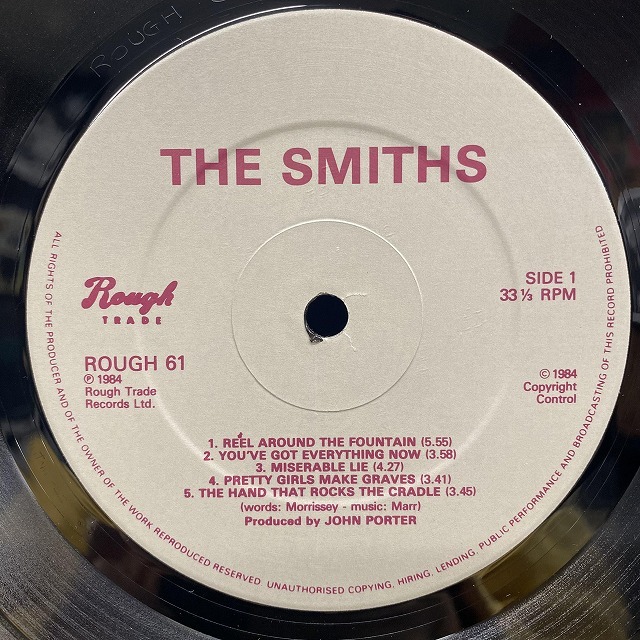 【中古】12/28(水)4F『THE SMITHS特集』オリジナル盤LPから 