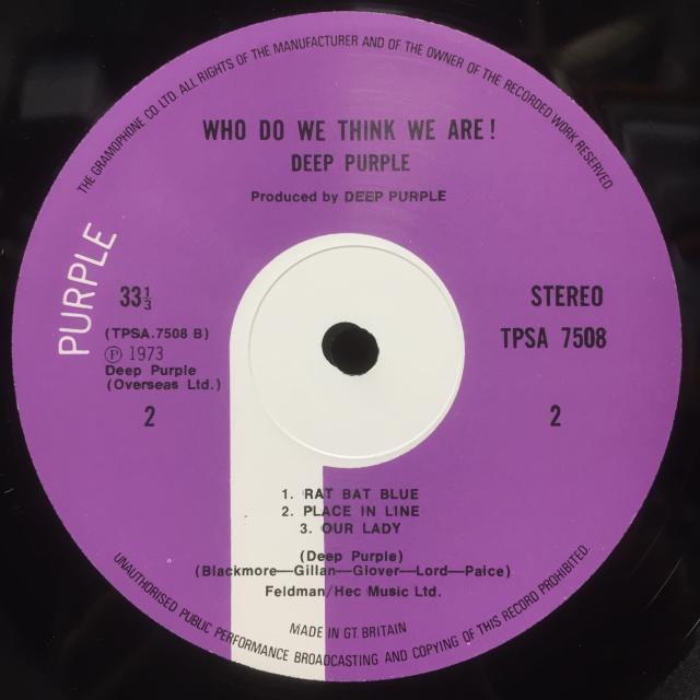 中古】12/28(水) ～70'sハード・ロックファン必見！！なかなか出ない
