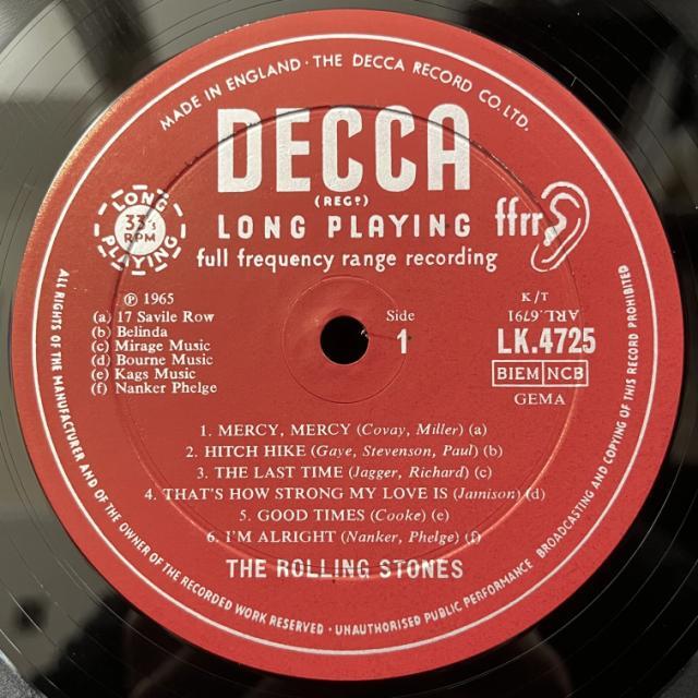 【中古】3/13(月) ≪THE ROLLING STONES≫ DECCA～ROLLING