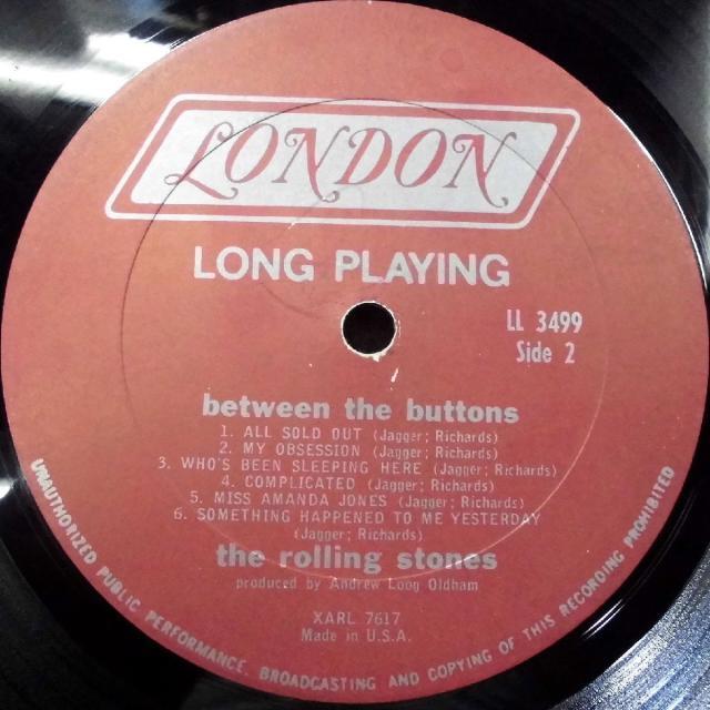 中古】4/1(土) ≪The Rolling Stones≫ LONDON発のオリジナル盤を中心