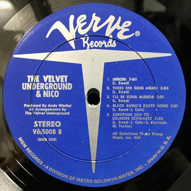 【中古】5/17(水) ≪Velvet Underground & Nico≫ 永遠に歴史に残る