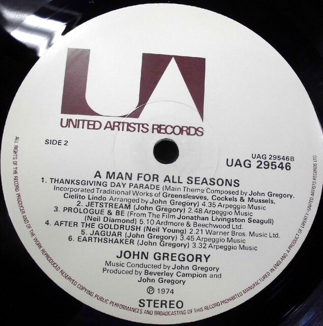 JOHN GREGORY / A MAN FOR ALL SEASONS 8