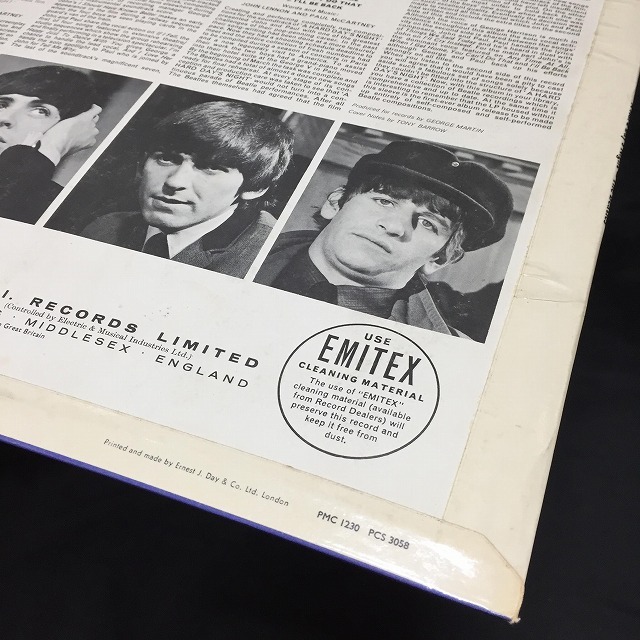 極美! UK Original 初回 PMC 1230 A Hard Days Night / The Beatles