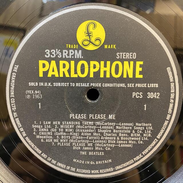 10月13日 (金)【中古レコード入荷情報】「ビートルズ”UK