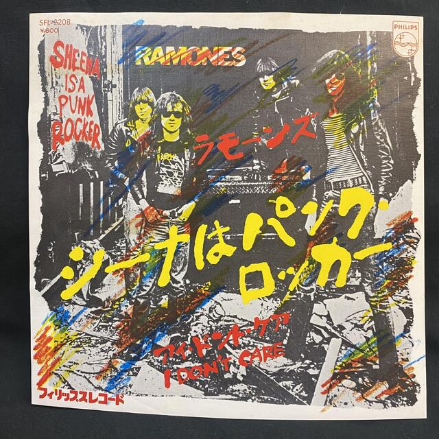 【人気盤】シーナはパンクロッカー / ラモーンズ 国内初回 白ラベル オリジナルとても人気なシングル見本盤