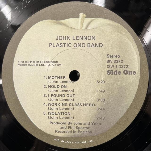 稀少UKオリジナル全面初回2桁ニュヨークシティジョンレノンBeatlesレコード 稀少UKオリジナル全面初回2桁ニュヨークシティジョンレノン