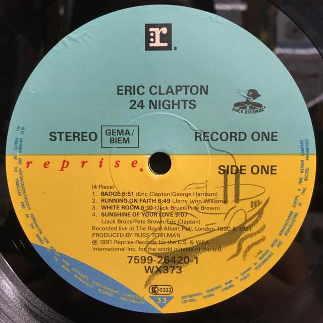 レアUK EU未開封 Eric Clapton Unplugged LPレコード レアUK EU未開封 Eric Clapton Unplugged LPレコード（中古】9